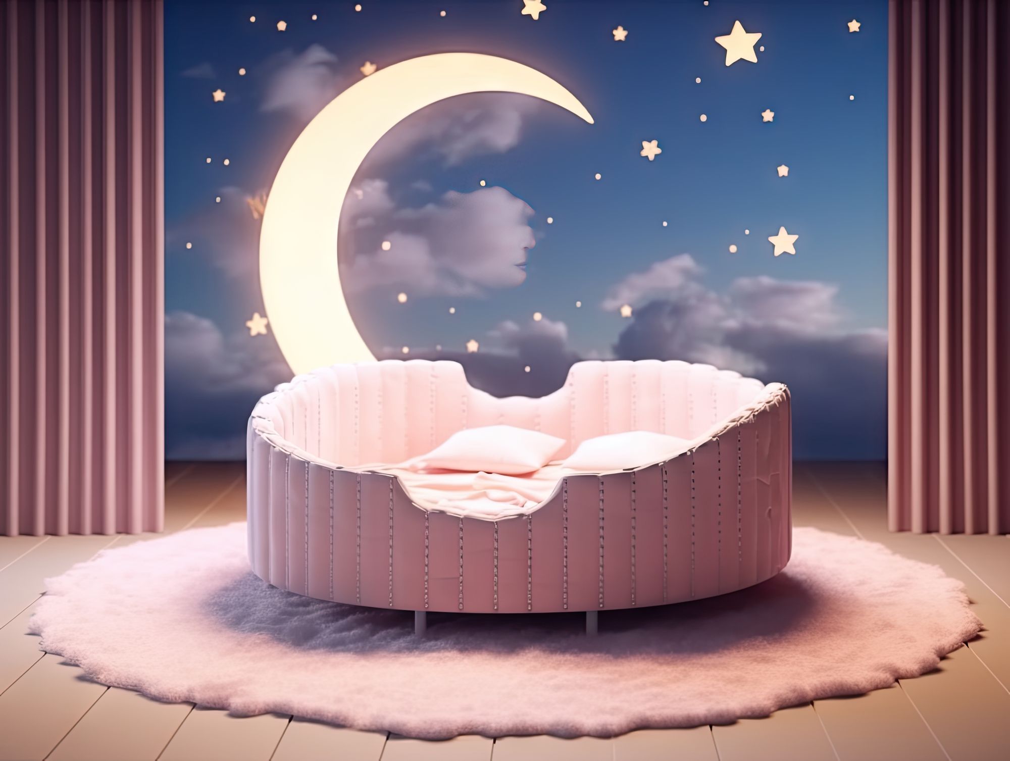 Background giường ngủ cho bé số 3