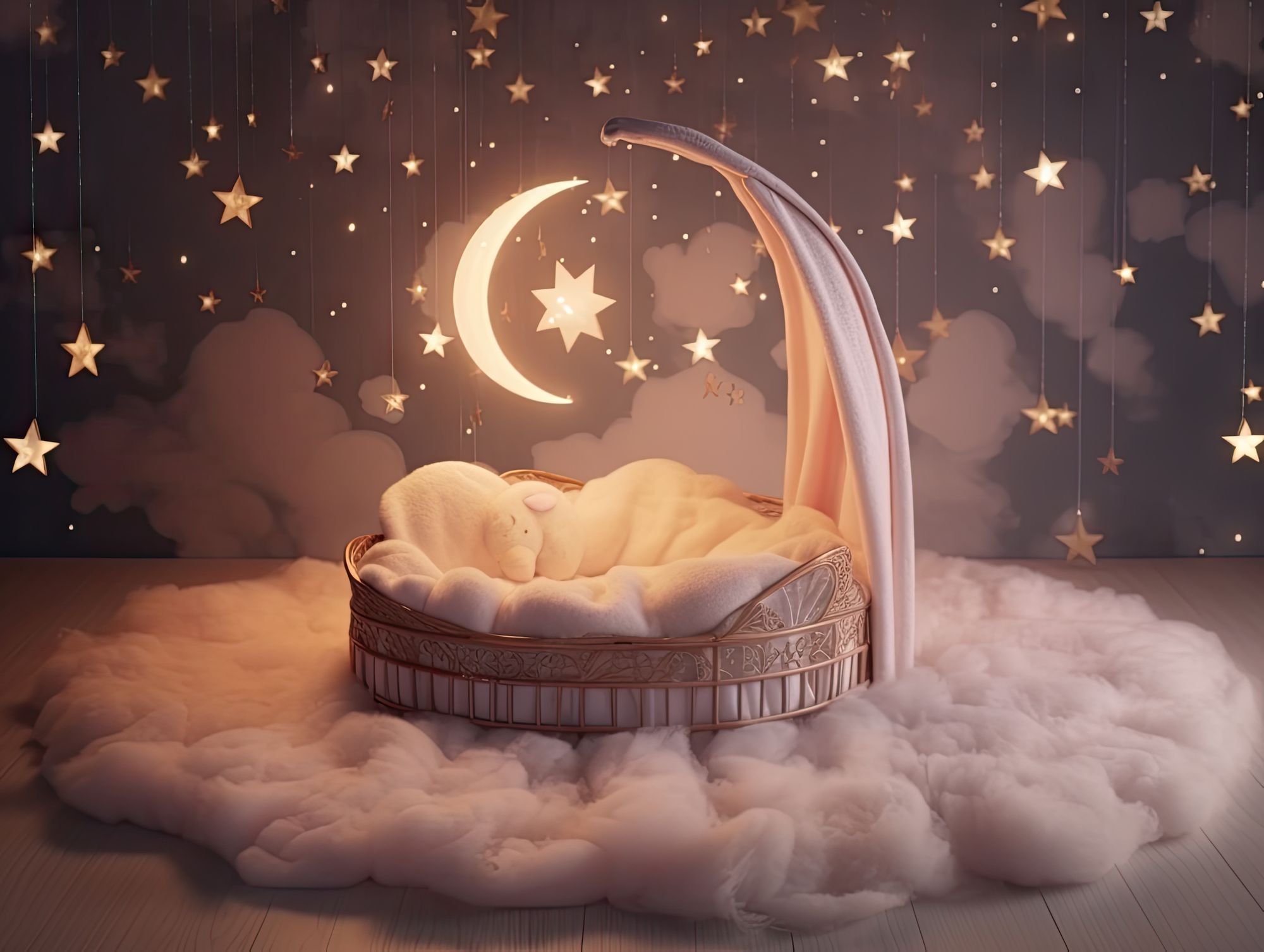 Background giường ngủ cho bé số 6