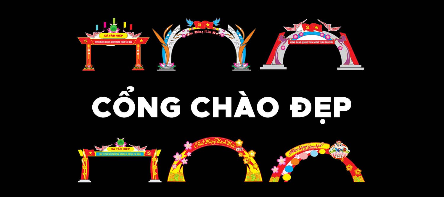 Tổng Hợp Các Mẫu Thiết Kế Cổng Chào Đẹp File Vector Mới Nhất 2025