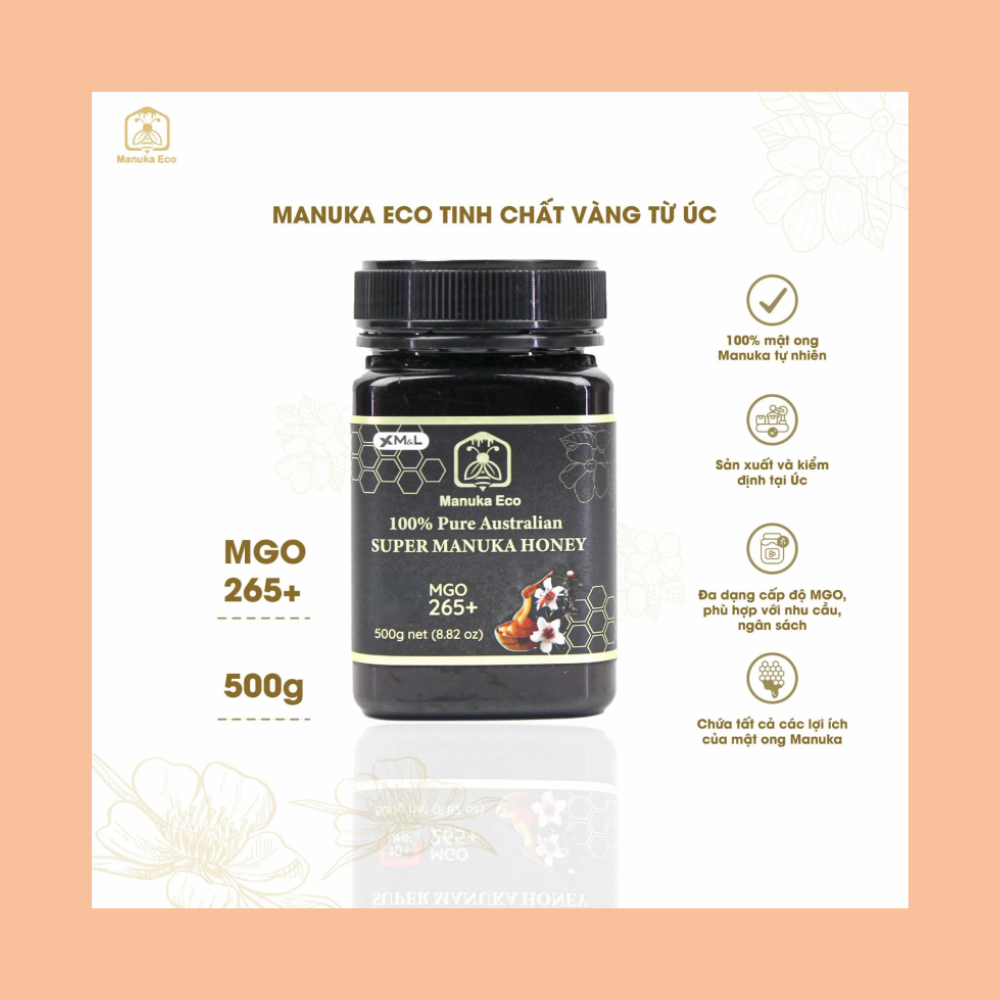 Mật ong Manuka MGO 265+ - 500gr