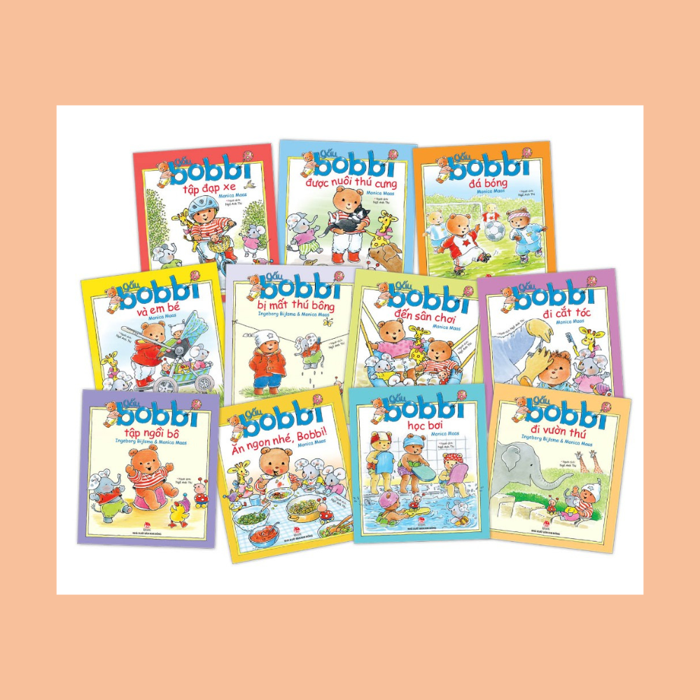 Bộ 11 cuốn gấu Bobbi