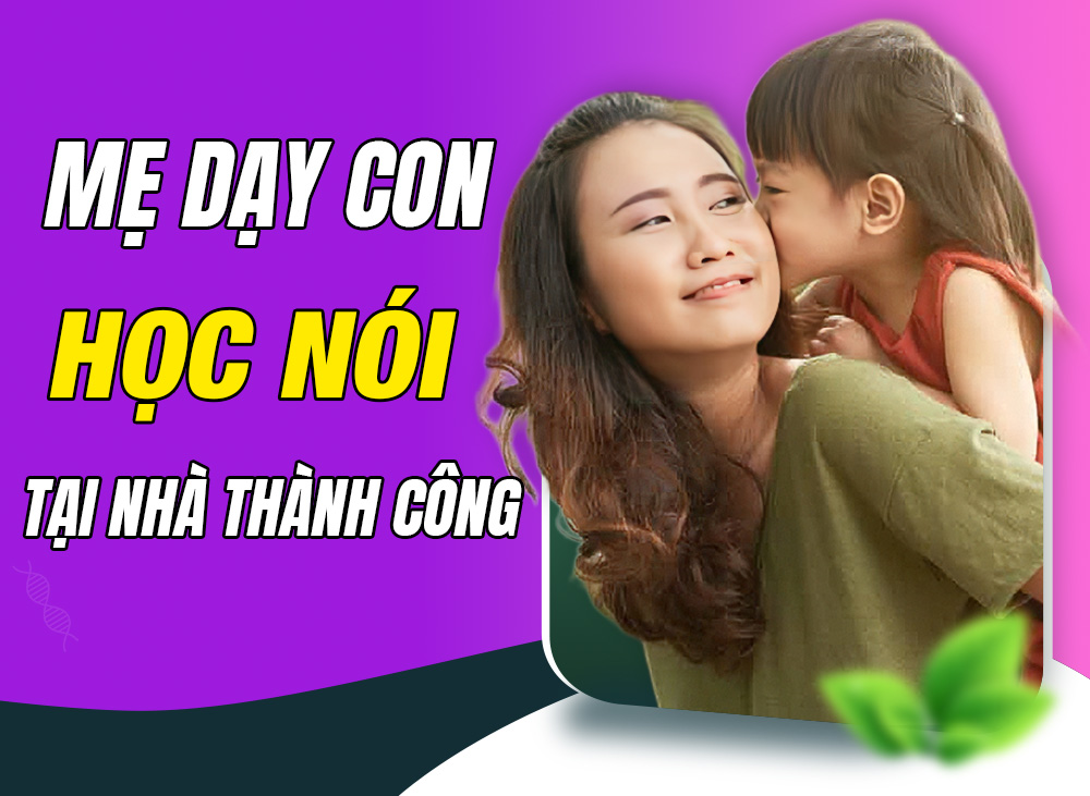 Vực dậy niềm tin, mẹ dạy con học nói thành công tại nhà