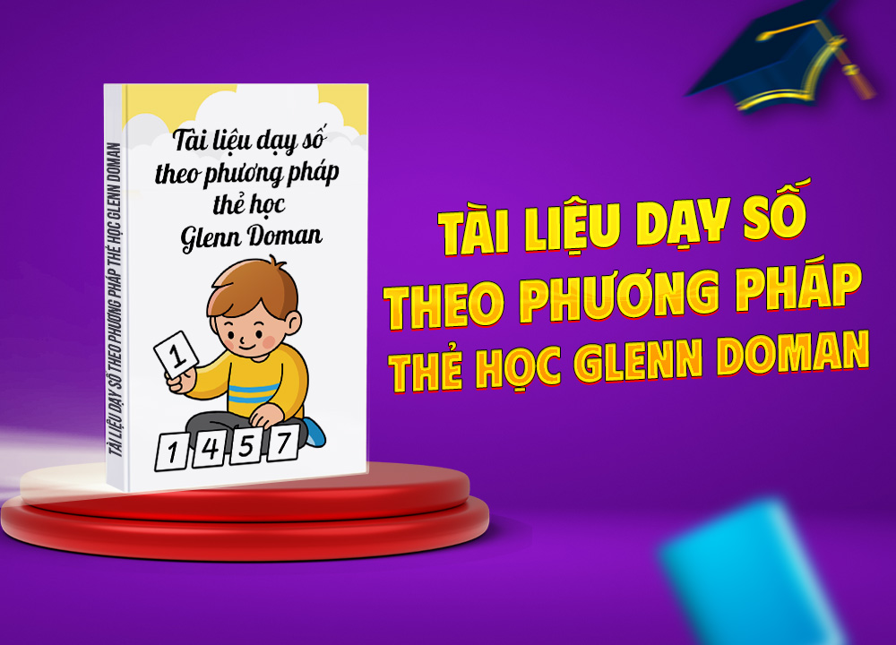 Tặng Tài liệu dạy số theo phương pháp thẻ học Glenn Doman