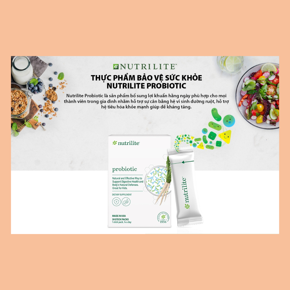 Thực phẩm bảo vệ sức khỏe Nutrilite Probiotic
