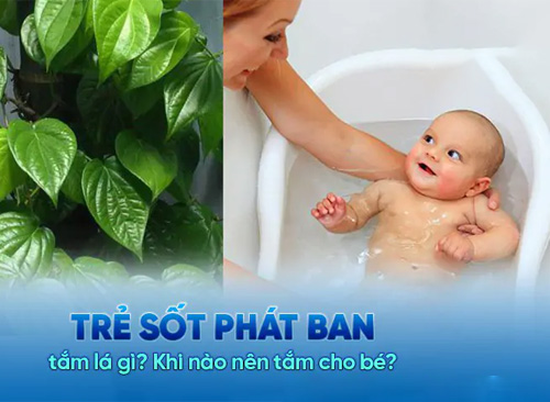 Sốt Phát Ban Tắm Lá Gì Cho Trẻ Để Nhanh Khỏi Bệnh?