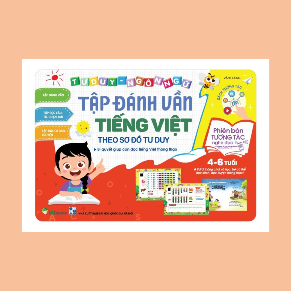 TẬP ĐÁNH VẦN TIẾNG VIỆT PB Tương tác (Có Video Bài giảng + Tính năng Tương tác)