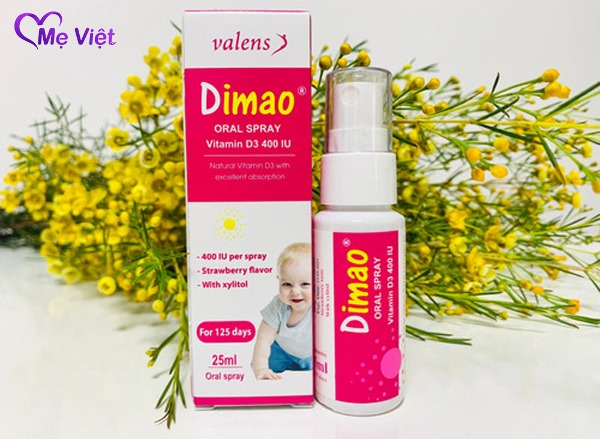 DIMAO – Vitamin D3 Dạng Xịt Từ Châu Âu Cho Con Cao Khỏe, Chắc Xương