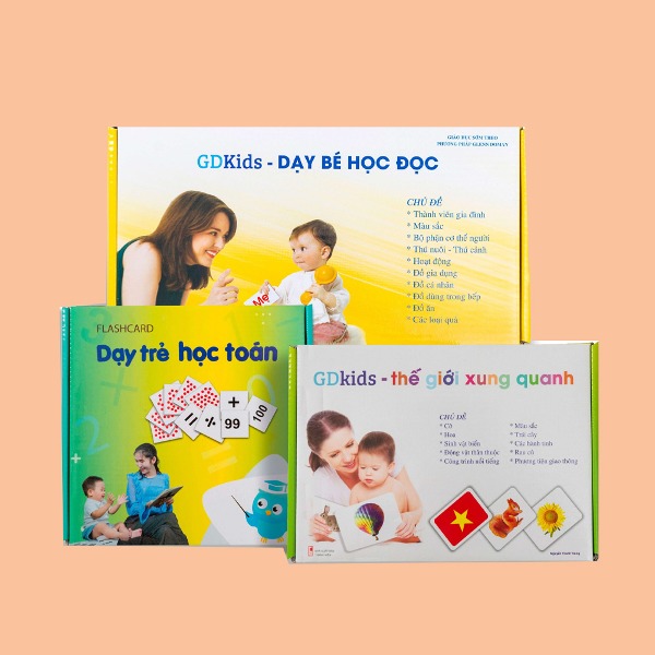 Bộ Cơ Bản Glenn Doman Thẻ Chuẩn Quốc Tế GDkids