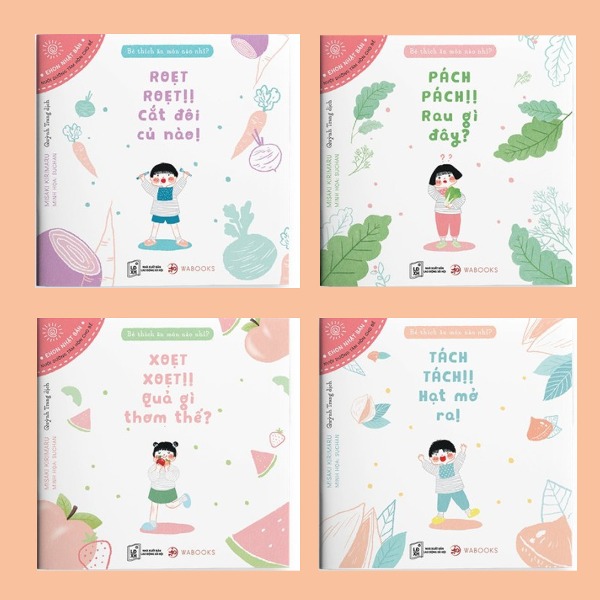 Sách Ehon - Combo 4 Cuốn Bé Thích Ăn Món Nào Nhỉ?