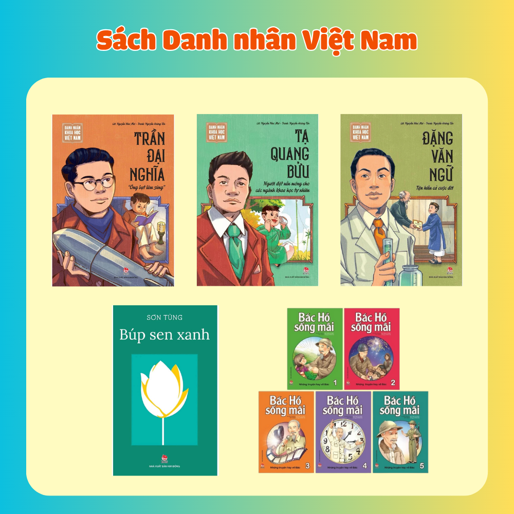 Combo Sách Danh nhân Việt Nam