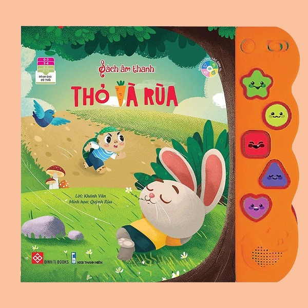 Sách Âm Thanh Cho Bé - Bộ Sách Thỏ và Rùa