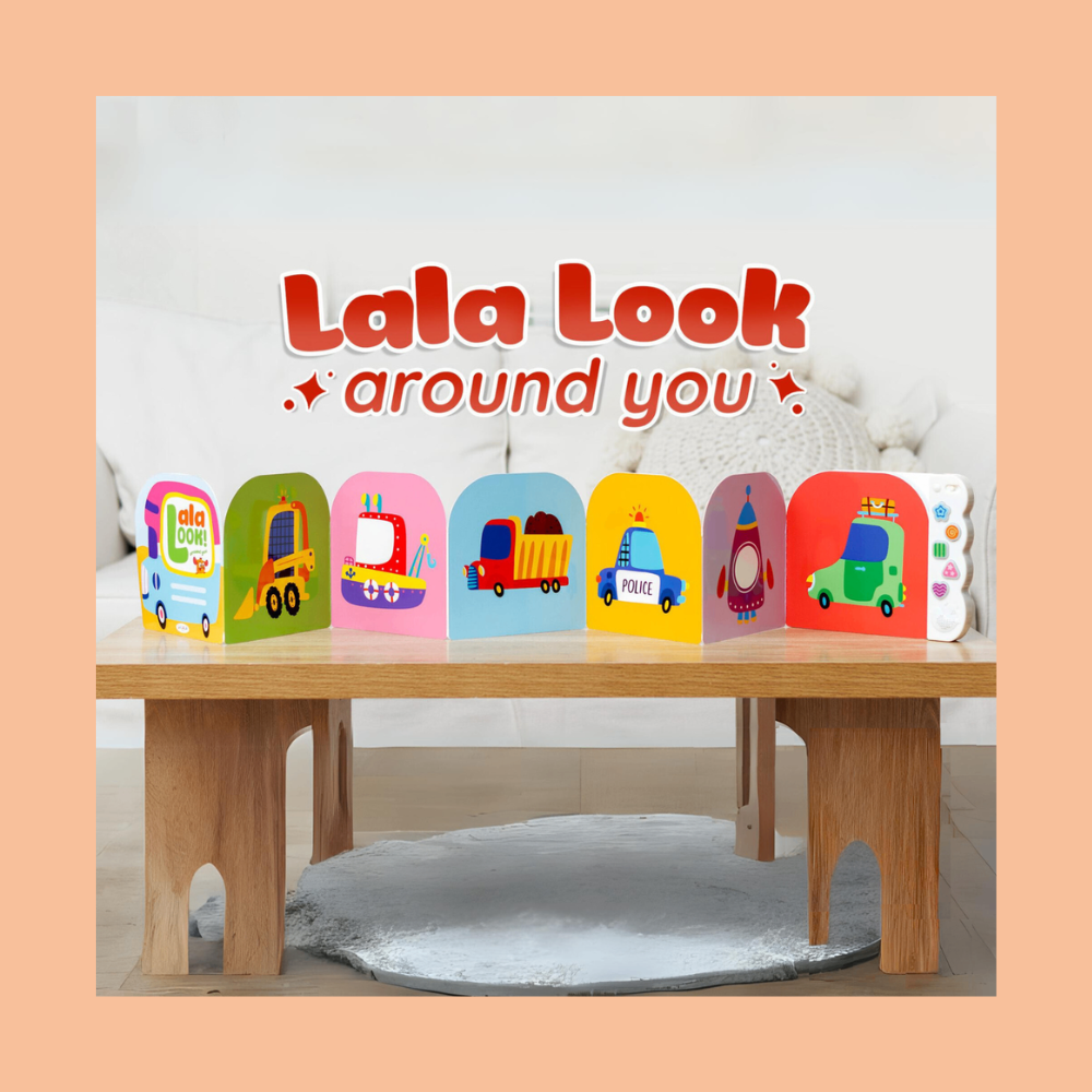 Sách âm thanh zigzag Lala Look - Lala look around you (Màu sắc)