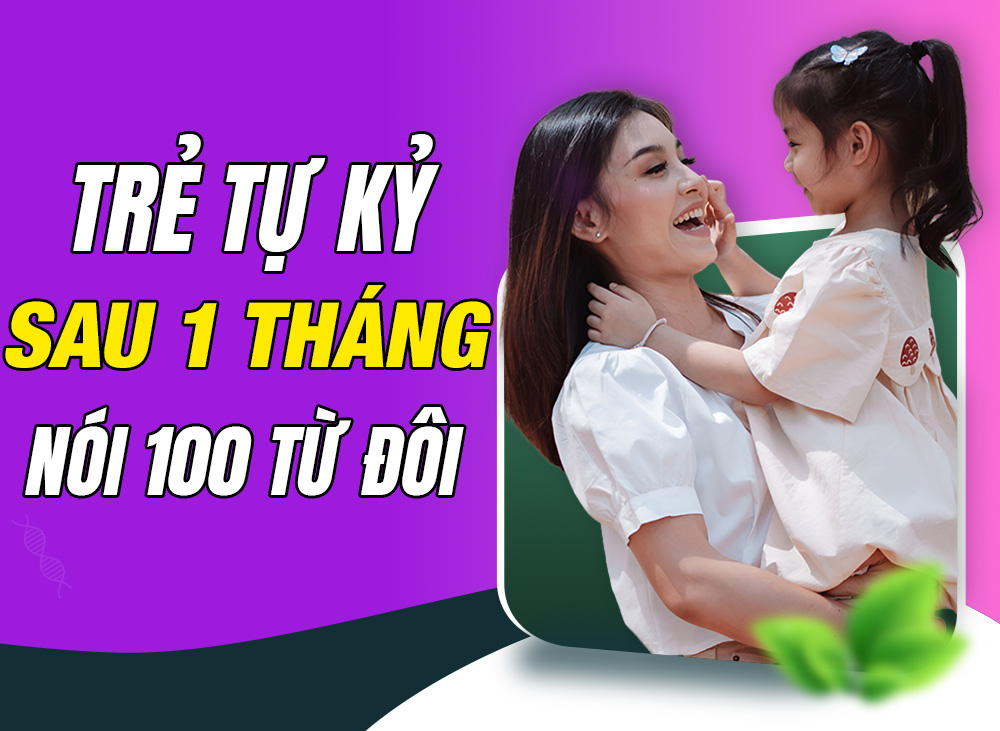 Vượt ngoài mong đợi, mẹ dạy bé tự kỷ 1 tháng nói được 100 từ đôi