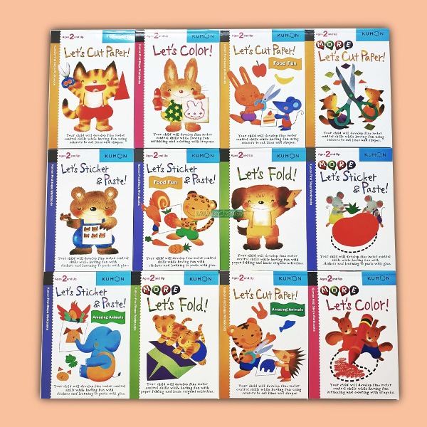 SET 12 CUỐN SÁCH TIẾNG ANH - KUMON FIRST STEPS