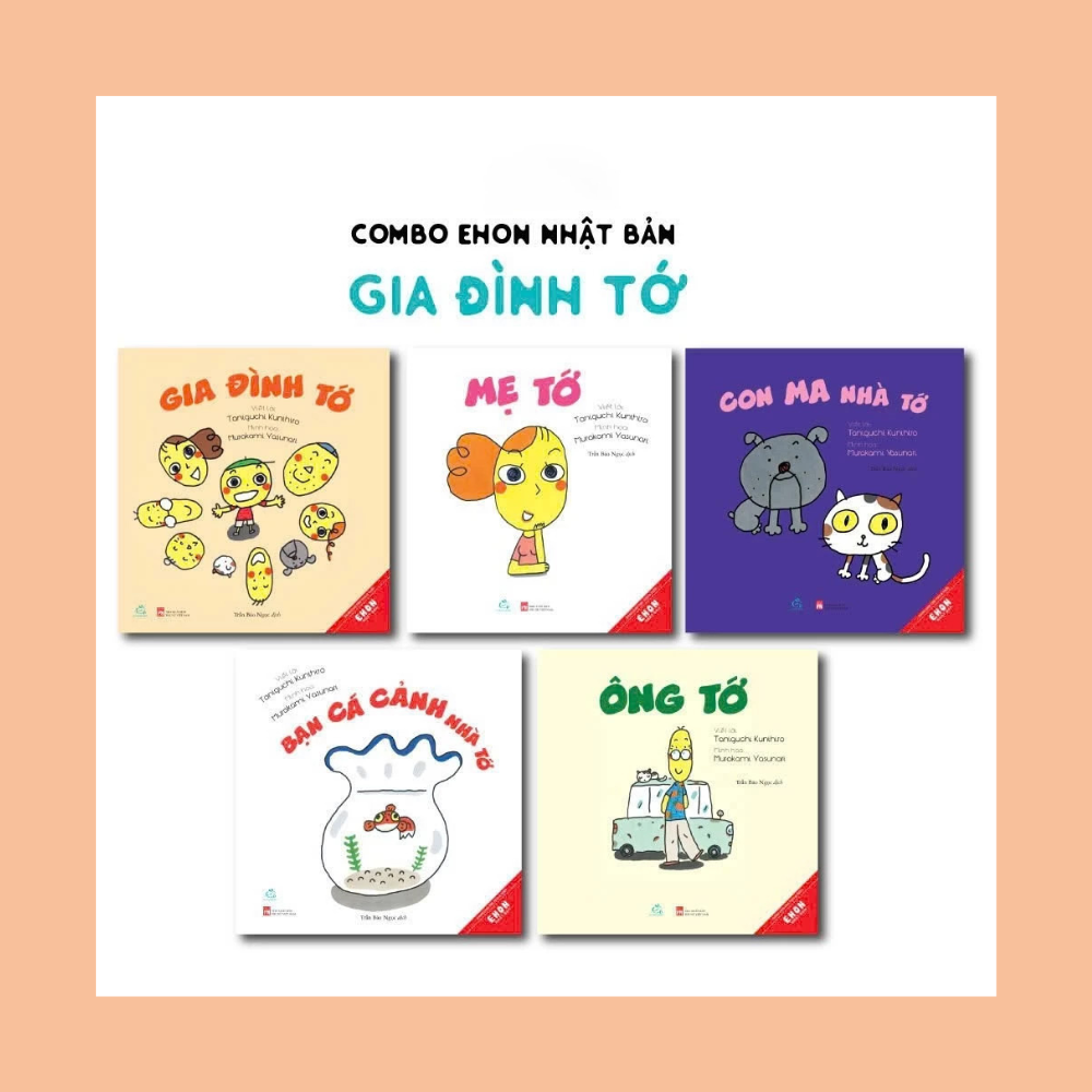 Bộ sách ehon Gia đình tớ (5 cuốn)