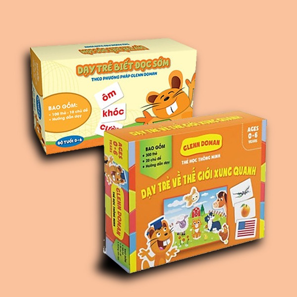 Combo dạy trẻ học toán 59 thẻ - Bộ 300 Thẻ TGXQ