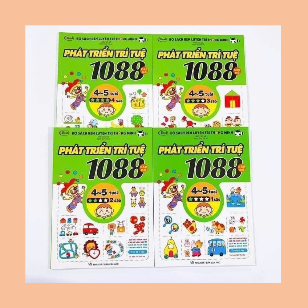 1088 Câu Đố Phát Triển Trí Tuệ 4 - 5 Tuổi 