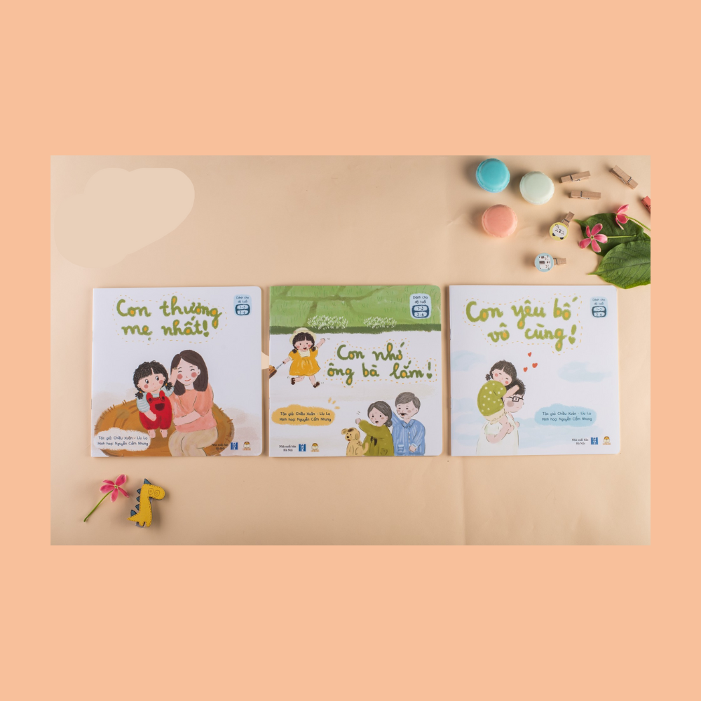Bộ Gia đình Bé Bỏng - Sách thơ cho bé 1 - 6 tuổi