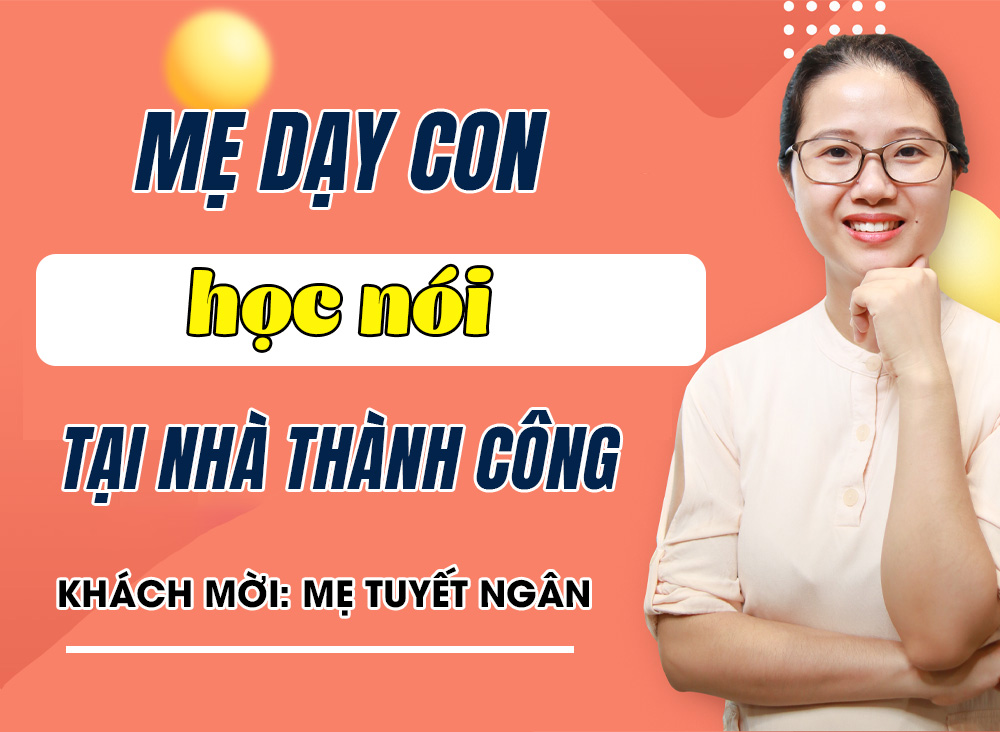 Vực dậy niềm tin, mẹ dạy con học nói thành công tại nhà