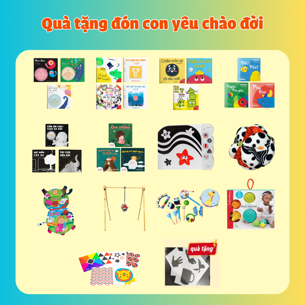 Combo Quà tặng đón con yêu chào đời