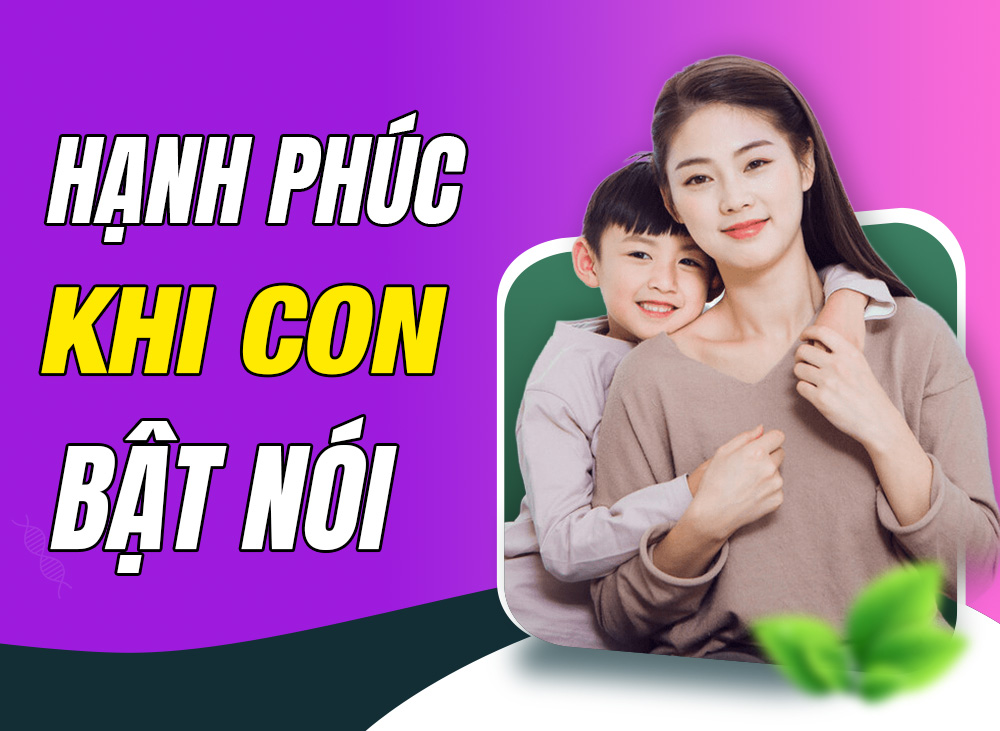 Bé rối loạn phổ tự kỷ và giọt nước mắt hạnh phúc khi con bật nói