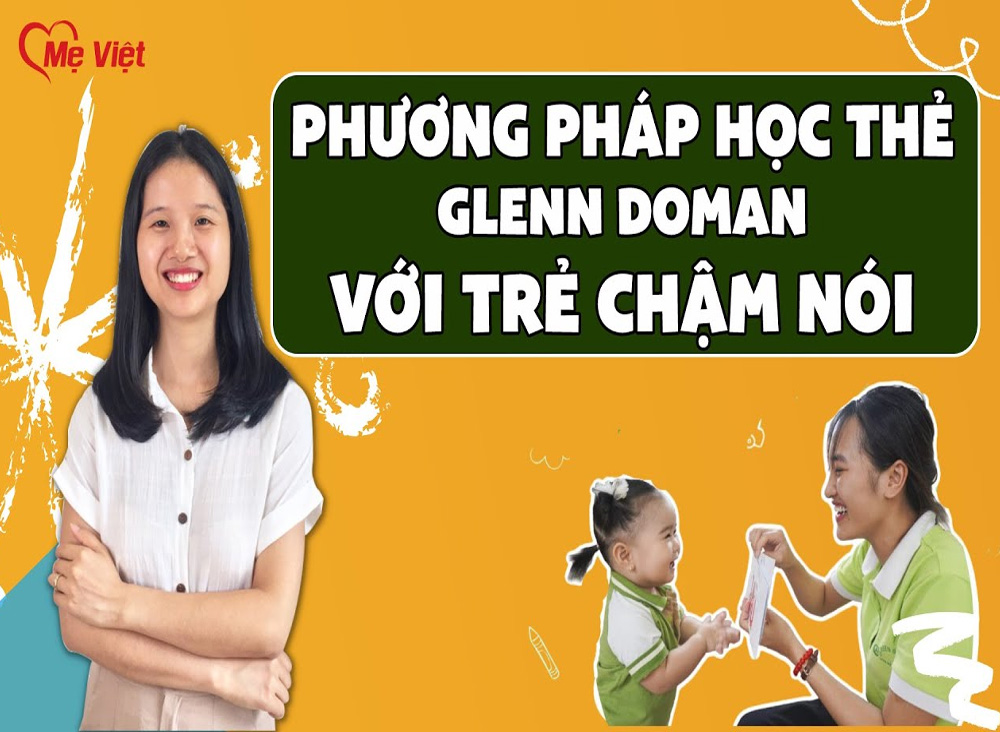 Áp dụng phương pháp Glenn Doman cho trẻ chậm nói hiệu quả