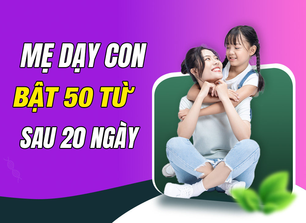 Quyết tâm nghỉ việc tại nhà, mẹ dạy con chậm nói bật 50 từ đơn sau 20 ngày