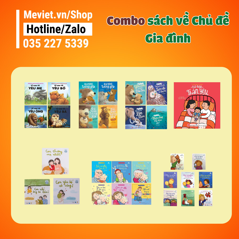 Combo sách về Chủ đề Gia đình