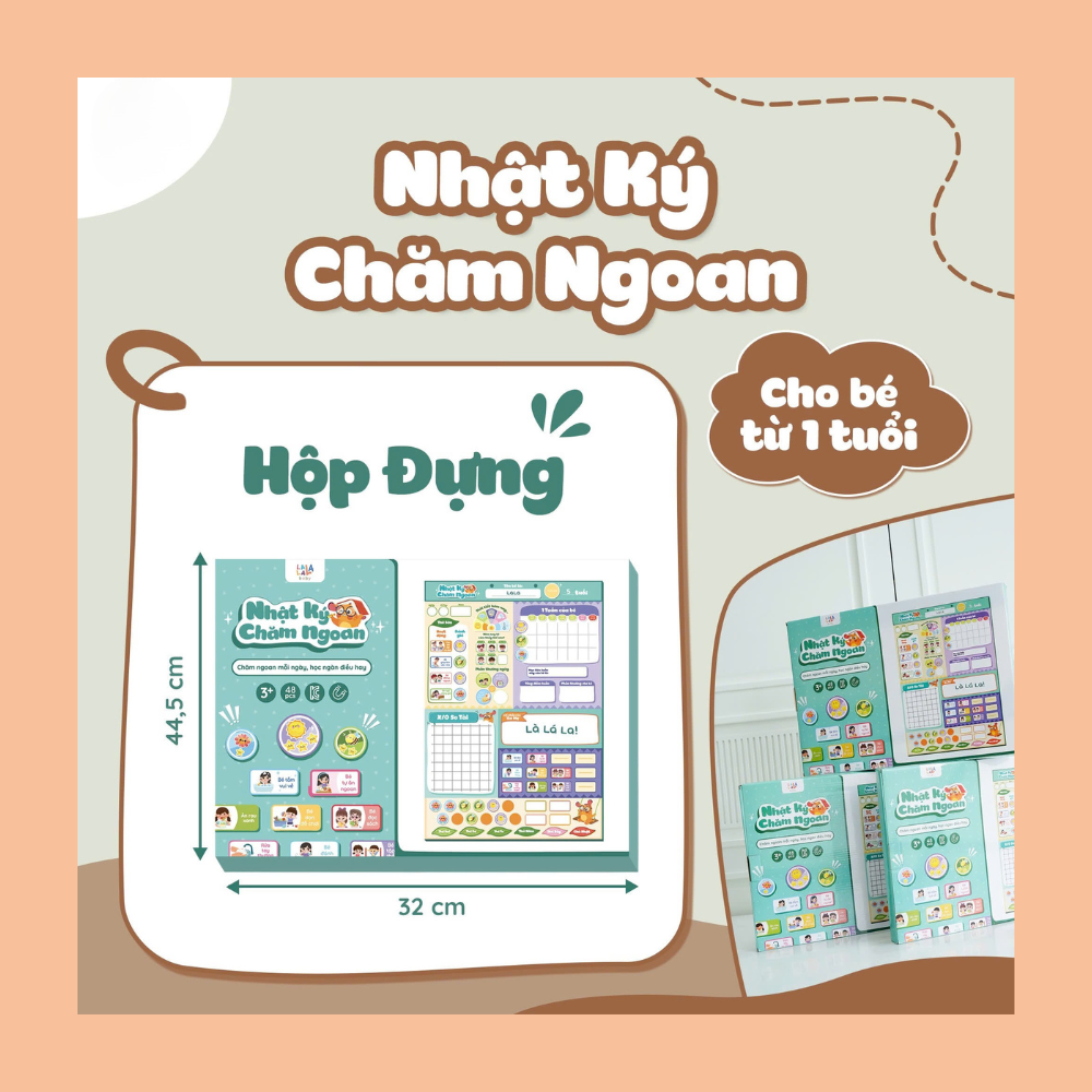 Nhật ký chăm ngoan cho bé