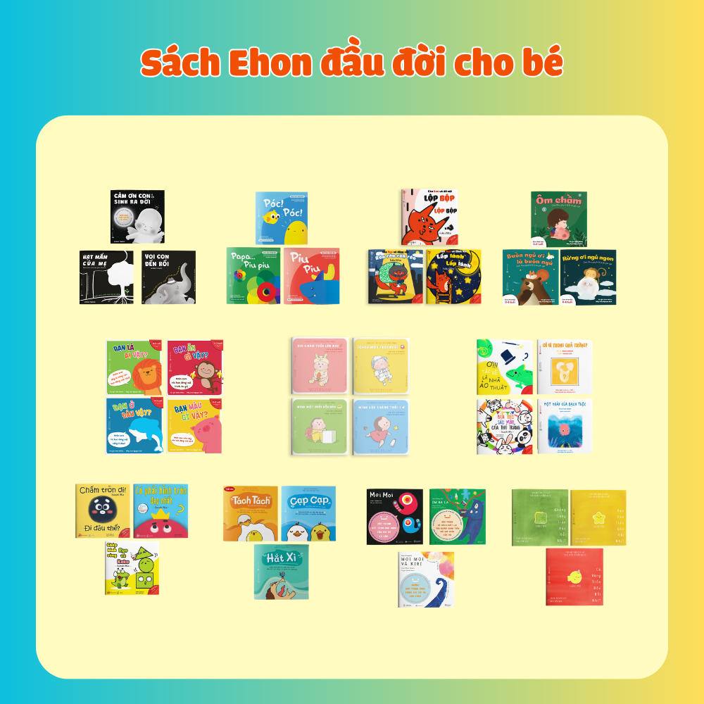 Combo sách Ehon đầu đời cho bé