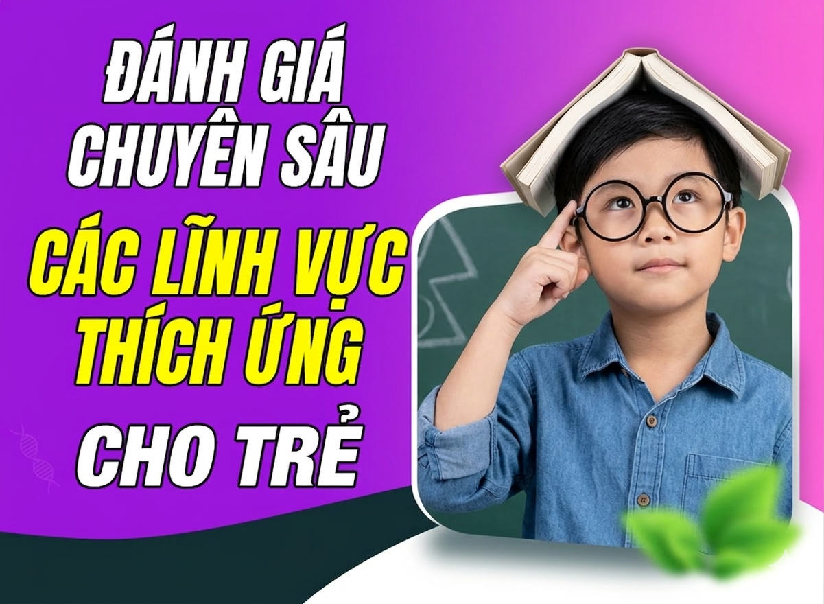 Đánh giá chuyên sâu các lĩnh vực thích ứng cho trẻ - Hiểu con, can thiệp trúng đích