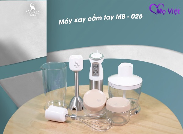 Máy Xay Cầm Tay Đa Năng Moaz Bebe MB06 – Trợ Thủ Đắc Lực Của Mẹ