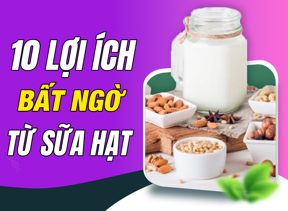 10 Lợi Ích Bất Ngờ Từ Sữa Hạt Bạn Nên Dùng Ngay Hôm Nay