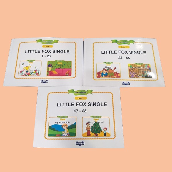 Little Fox Single Stories Level 1 bộ 3c 1-68tr dành cho bé