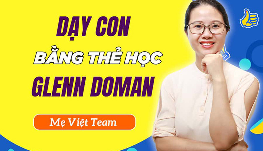 Dạy con bằng thẻ học Glenn Doman