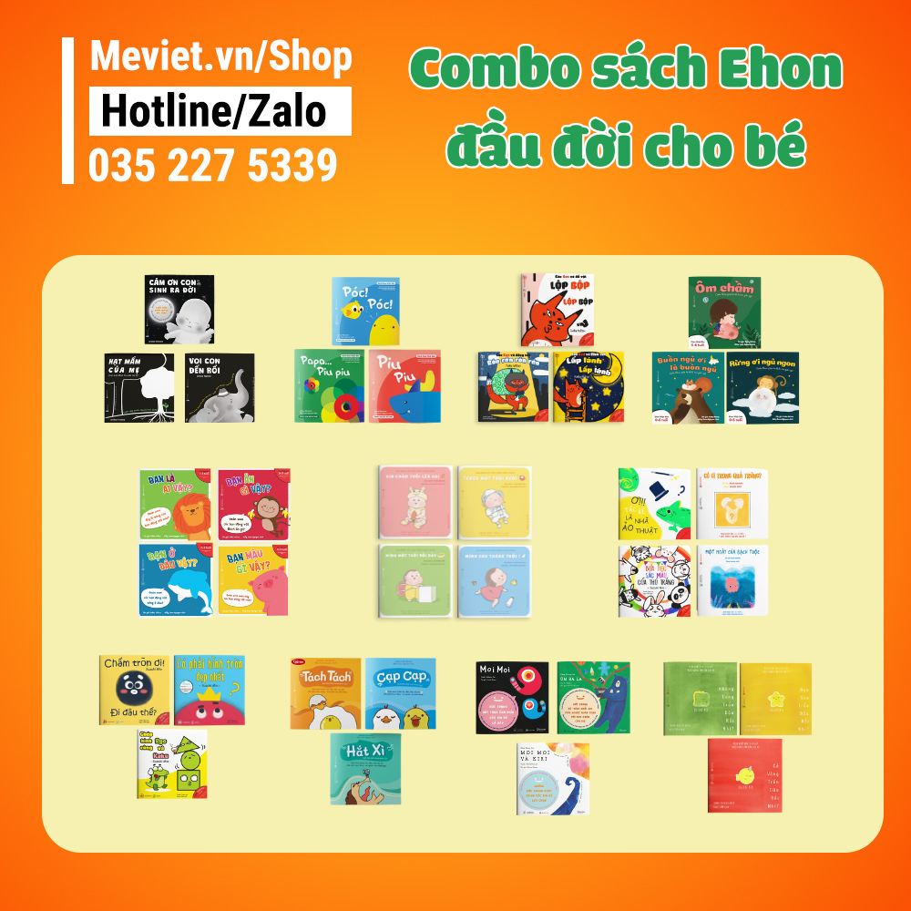 Combo sách Ehon đầu đời cho bé