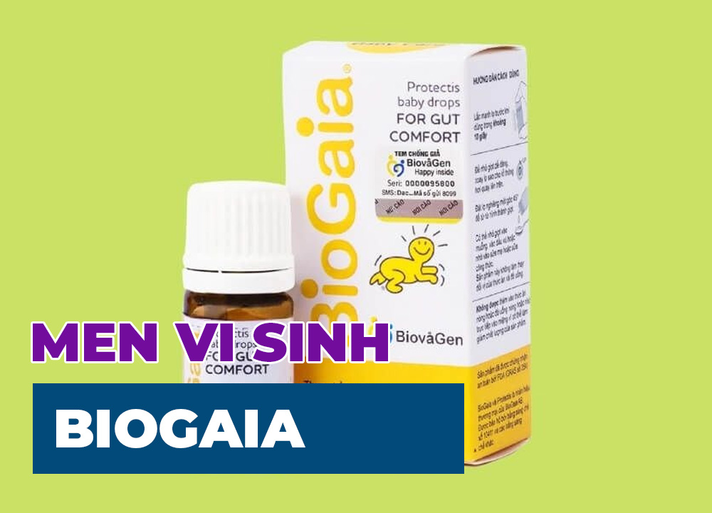 Men Vi Sinh Biogaia - Giải Pháp Cho Bé Táo Bón, Rối Loạn Tiêu Hóa