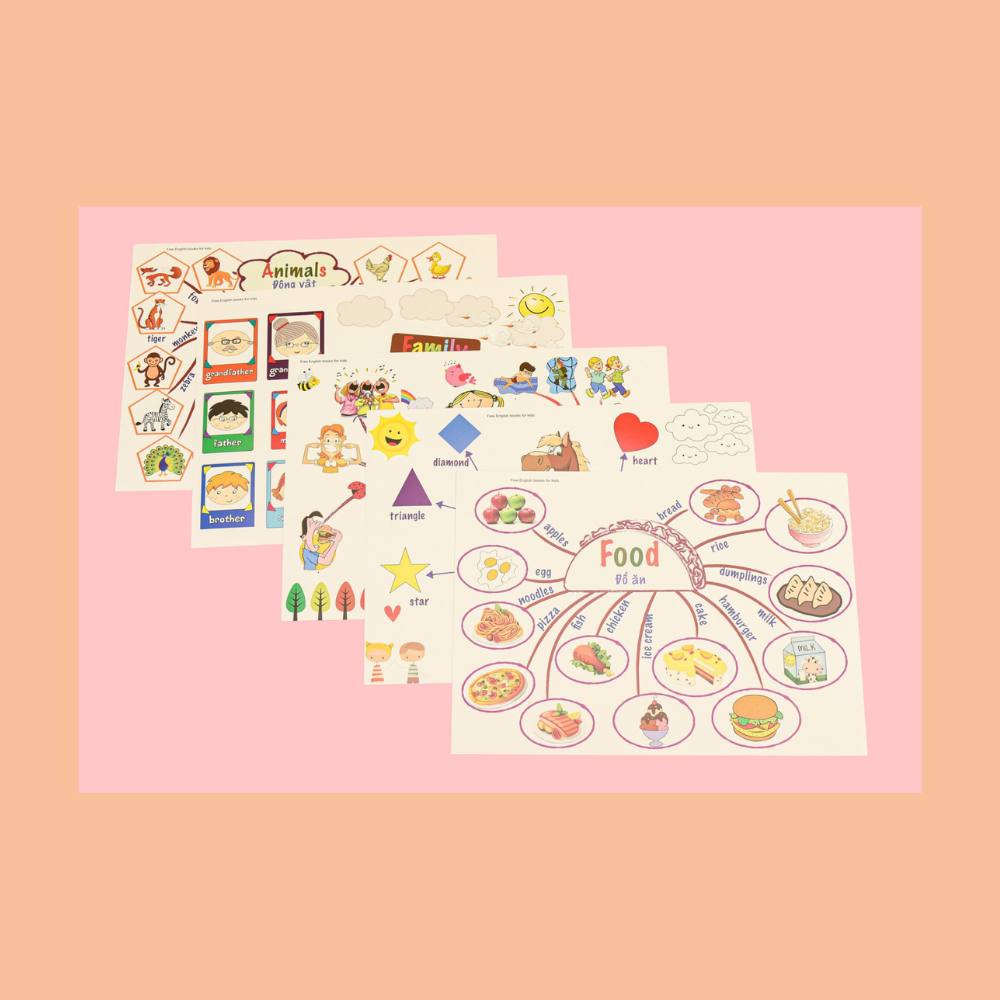 Mindmap Tranh sơ đồ tư duy - 11 tờ 30x42cm