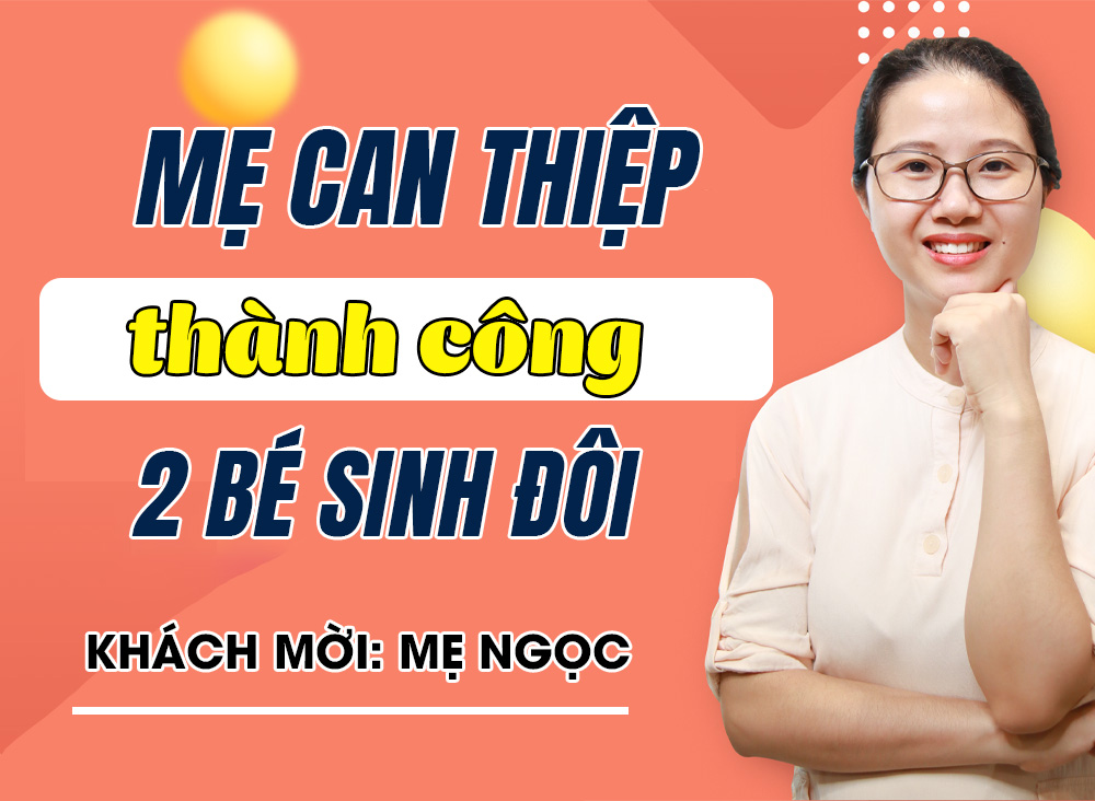 Mẹ can thiệp chậm nói thành công cho 2 bé sinh đôi