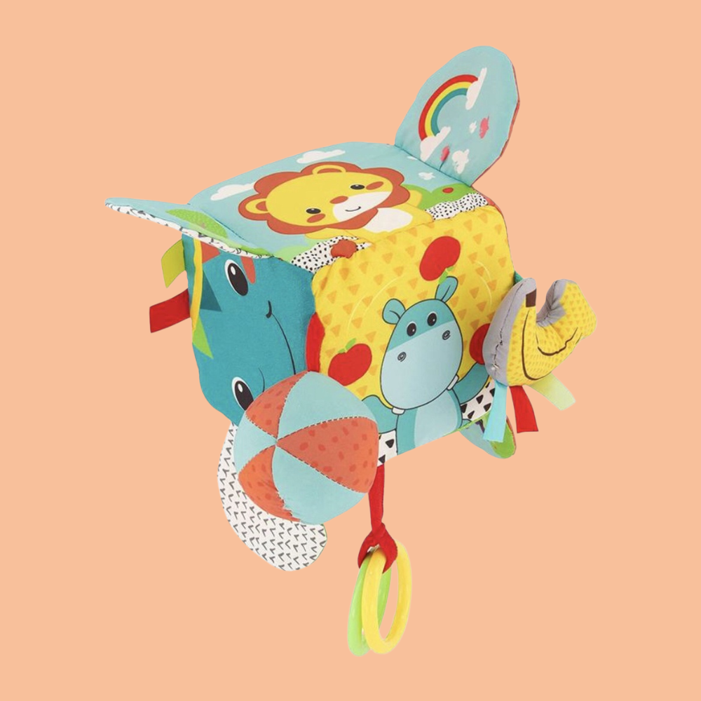 Đồ chơi khám phá Peek&Seek Sensory Discovery Cube Infantino