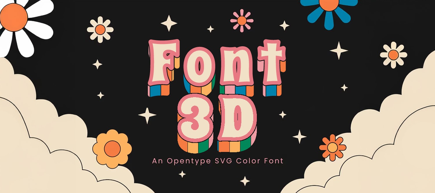 [Tải Xuống] TOP 15+ font chữ nổi 3D có viền ngoài đẹp nhất 2025