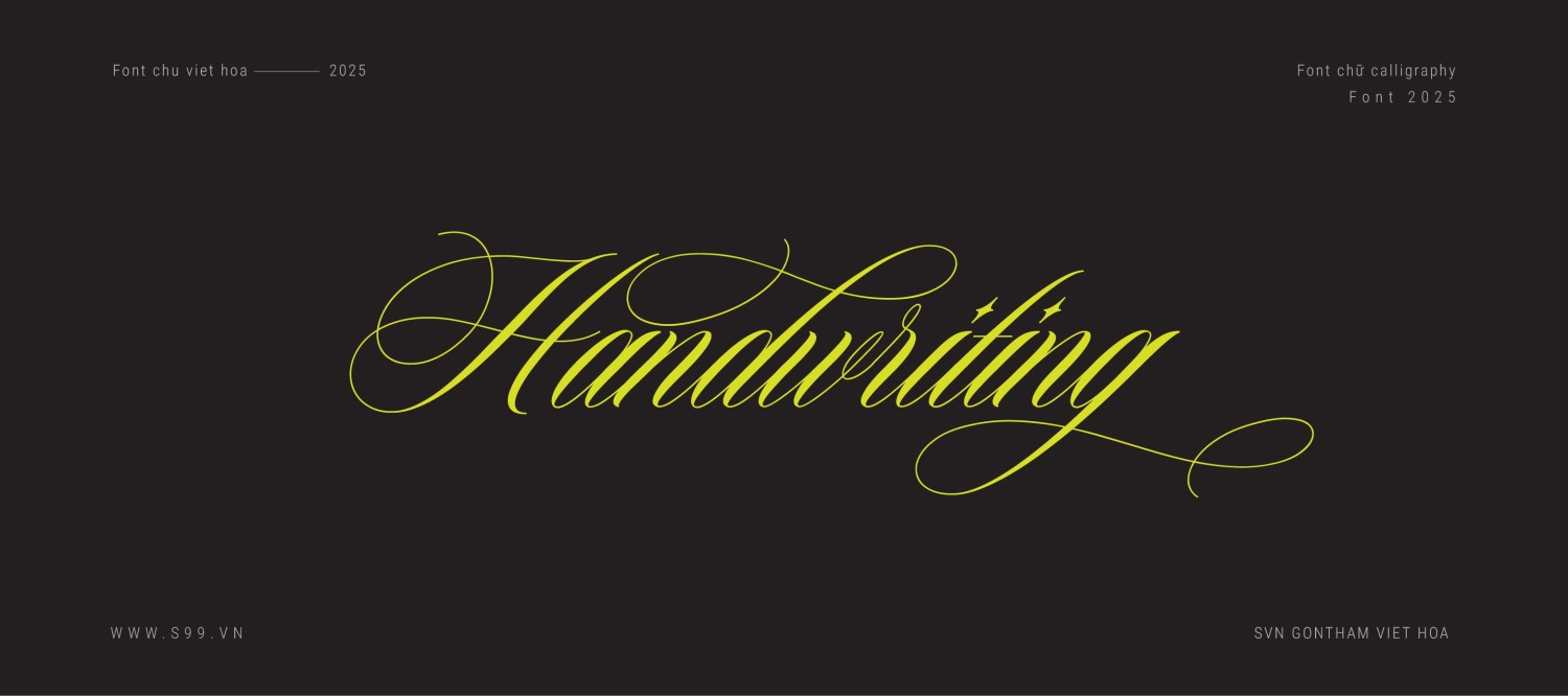 [Tải xuống] TOP 10+ font chữ handwriting việt hóa được ưa chuộng nhất 2025