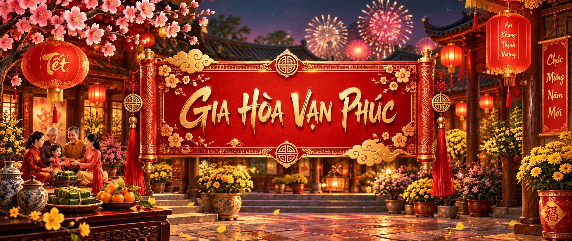 Liễn chúc Tết PNG Vạn Sự Như Ý Tấn Phúc Tấn Tài và lời chúc đầu xuân
