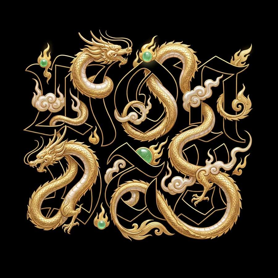 Prompt hiệu ứng chữ 3D - Mẫu số 2