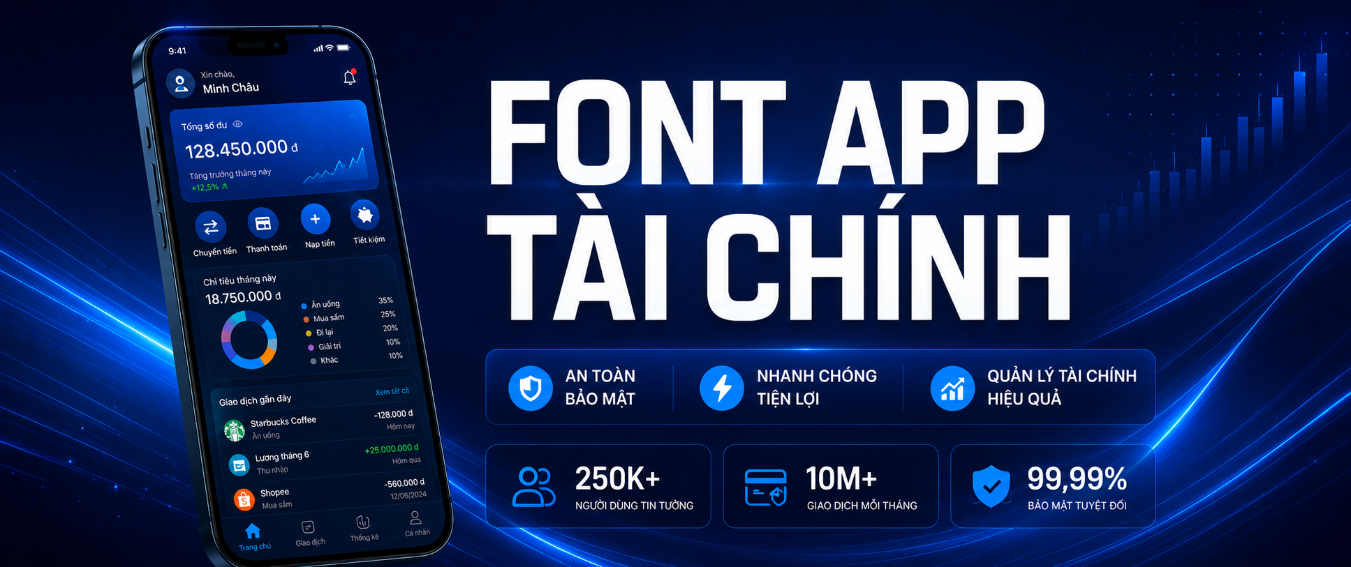 Font chữ app tài chính, ngân hàng, fintech: chọn font Việt hóa cho UI