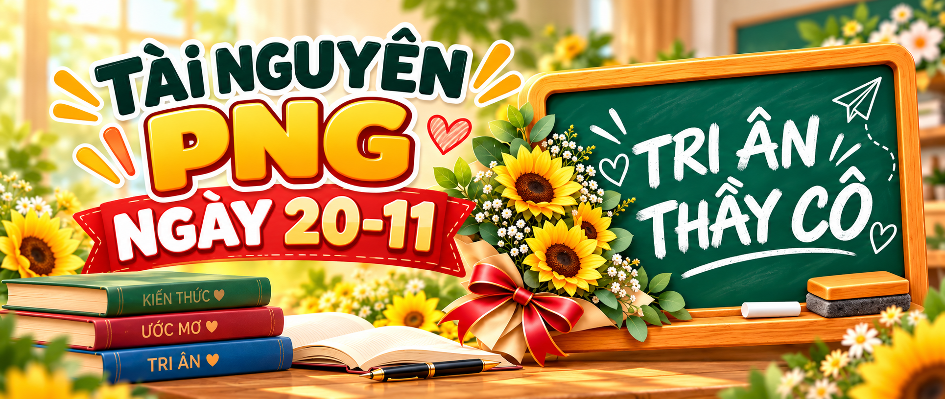 Tải xuống 500+ File tài nguyên PNG 20-11 cho thiệp poster và banner tri ân