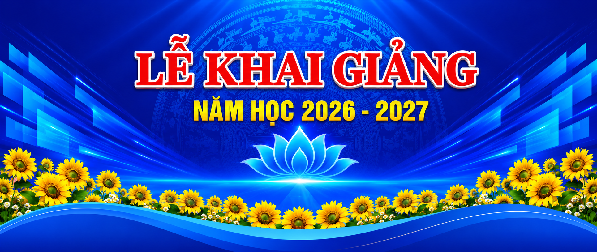 Kho tài nguyên phông nền, backdrop khai giảng đẹp trên S99.vn