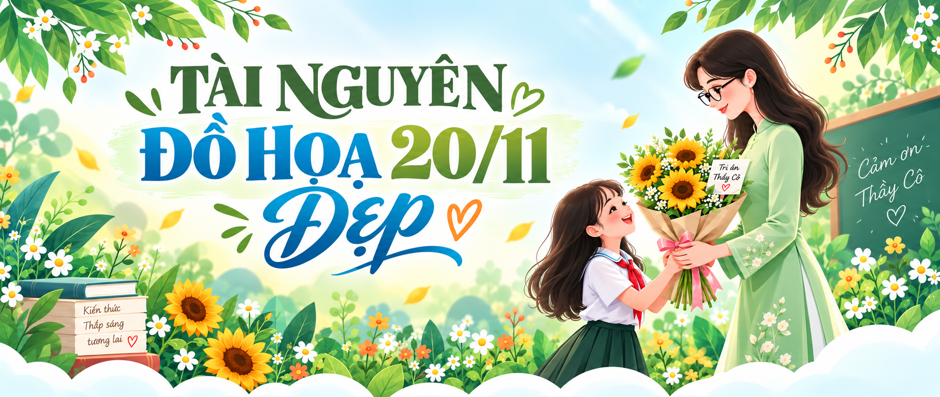 Tài nguyên đồ họa 20/11 đẹp, dễ chỉnh sửa trên S99.vn