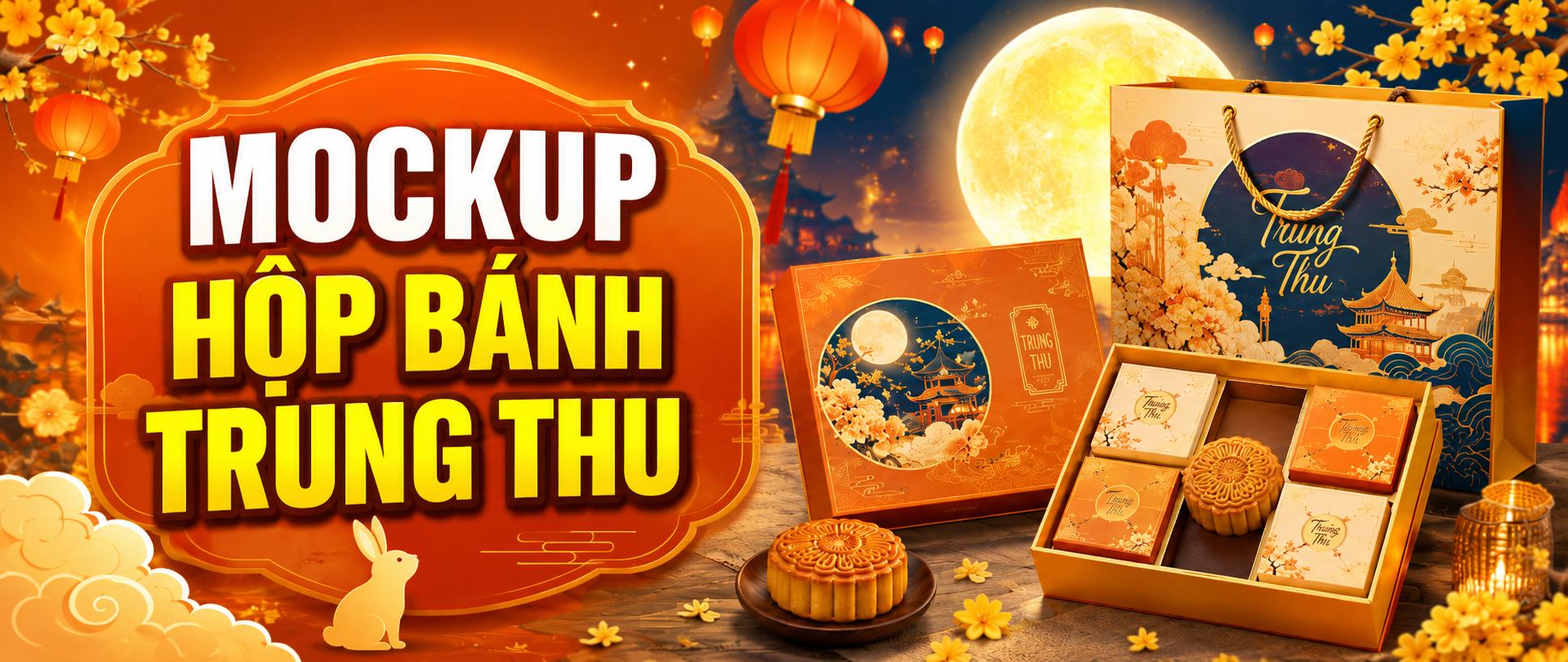 Tải 100+ File Mockup Bao Bì Hộp Bánh Trung Thu Đẹp, Dễ Chỉnh Sửa Trên S99