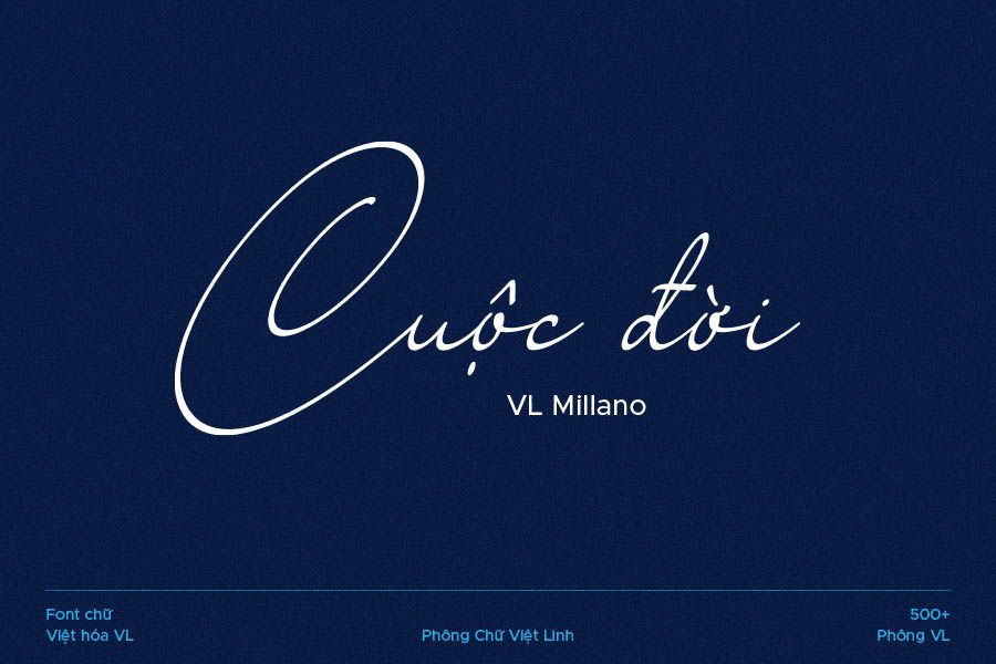 Font Việt hóa VL Millano